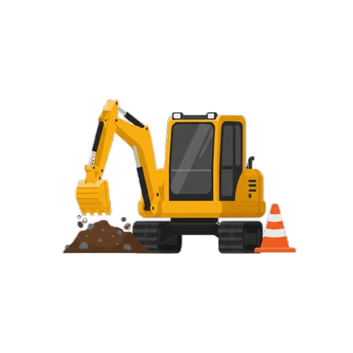 Mini Excavator working on a tight-access site in Roseburg
